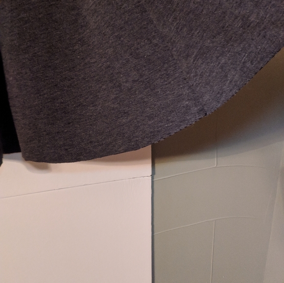 Zara Grey Raw Edge Stretch Mini Skirt Large - Picture 5 of 7